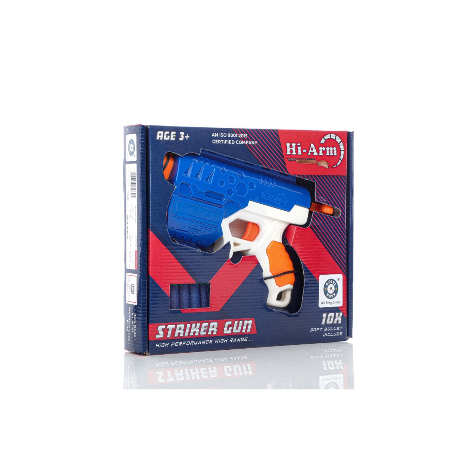 1967 Hi-Arm Gun with 10xFoam Suction Bullet ,Made with ABS Plastic ,Solid Build ,Target Shooting DeoDap 1967 Hi-Arm Gun with 10xFoam Suction Bullet ,Made with ABS Plastic ,Solid Build ,Target Shooting DeoDap